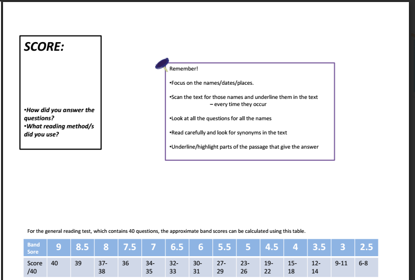 ielts reading 70